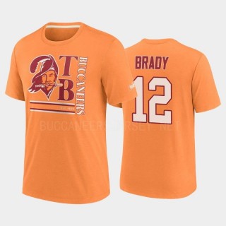 Men's Tampa Bay Buccaneers Tom Brady Orange Wordmark Logo T-Shirt