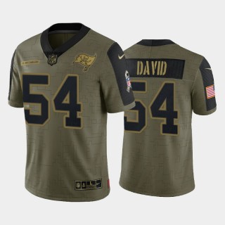 Lavonte David Tampa Bay Buccaneers 2021 Salute To Service Limited Jersey - Olive