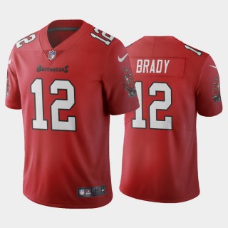 Tampa Bay Buccaneers Tom Brady Red Vapor Limited Home Jersey